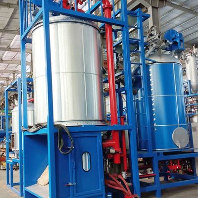 পলিস্টেরিন ফোম ইপিএস প্রাক এক্সপ্যান্ডার মেশিন ইউনিফর্ম এবং নিয়ন্ত্রিত সম্প্রসারণ অর্জন