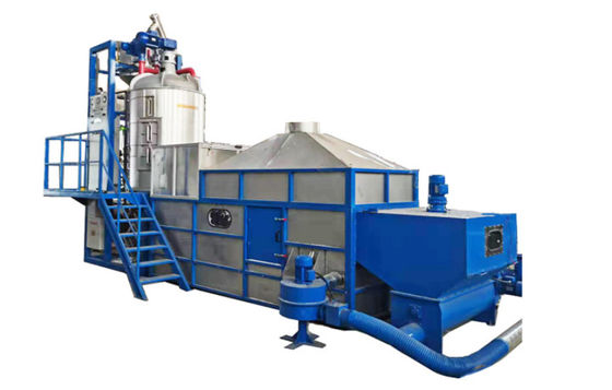 স্বয়ংক্রিয় ইপিএস ব্যাচ প্রাক ফোমিং মেশিন প্রসারিত পলিস্টারিন