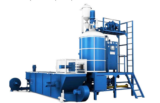 ক্রমাগত প্রাক ফোমিং মেশিন ইপিএস কাঁচামাল উচ্চ উত্পাদনশীলতা ভরাট