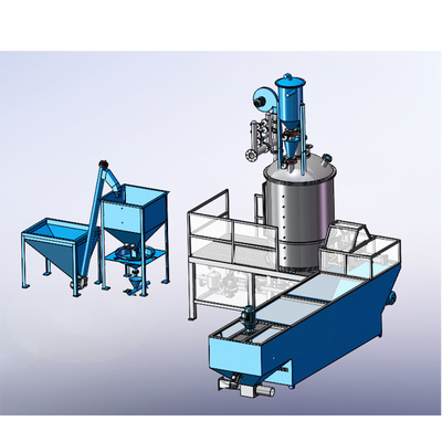 বিডস ফোমিং ব্যাচ প্রি এক্সপেন্ডার 9.5kw 3100x1500x3500mm